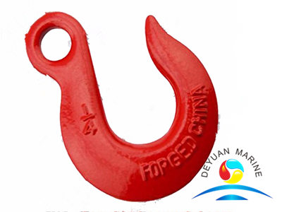 H324 A324 Carbon or Alloy Steel Eye Slip Lifting Hooks 