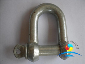 European Standard Galvanized or Black Painted Hammer Forging Large Shackles