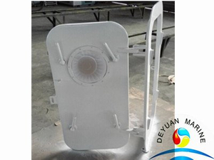 Marine Aluminium 4 Clips Weathertight Doors With View Port For Sale