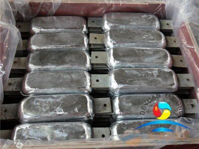 Zinc Anodes for Sea Water Cooling System