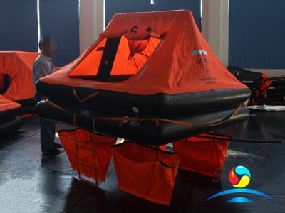 YJT Type 6 Man Throw Overboard Inflatable Life Raft