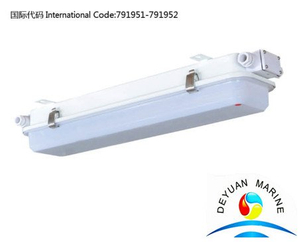 Marine LED type fluorescent pendant light JCY22-2L for ship