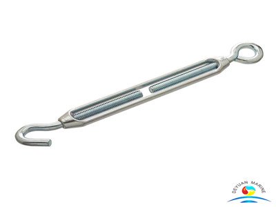 US Type Galvanized Wire Rope Eye and Hook Turnbuckles for Rigging