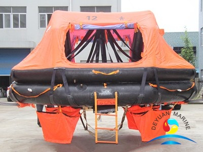 ADL Type 12 Man Davit-launched Inflatable Liferaft With EC-GL Certificate