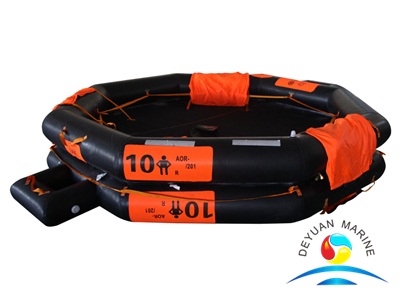 AOR Type 10 Person Open-Reversible Inflatable Life Raft