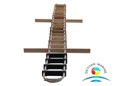 ISO799 Pilot Ladders SOLAS1974 Ladders With Wooden Steps