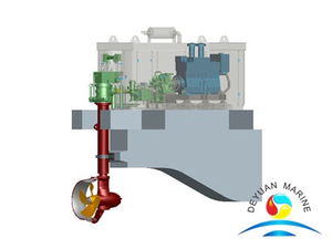 130KW NDRP Deck Combined Azimuthing Thruster For Vessel