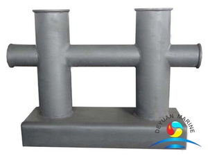 Marine Cast Iron Double Cross Dock Mooring Bollard CB/T554-96 Standard