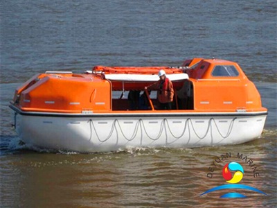 SOLAS Partially Enclosed Davit-launched Lifeboat With 20 Person Capacity