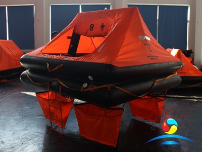 YJT Type 8 Man Throw Over Board Inflatable Liferaft