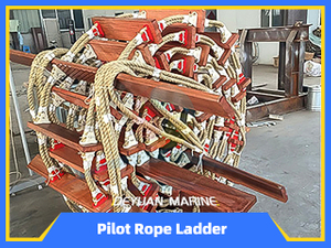 ISO799 Pilot Ladders SOLAS1974 Ladders With Wooden Steps