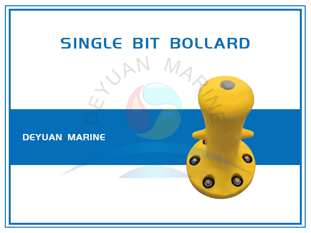  Ship Mooring Marine Single Bitt Bollard With Different Capacity