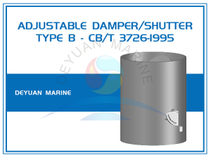 Cylindric Adjustable Simple Type Damper CB/T 3726-1995 Type C