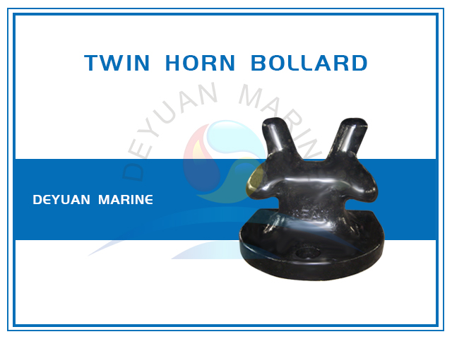 Ductile Cast Iron Twin Horn Bollard for Mooring