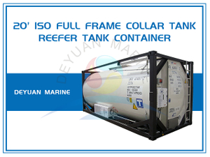 Reefer Tank Container 20’ ISO Full Frame Collar Refrigerated Cool Tank