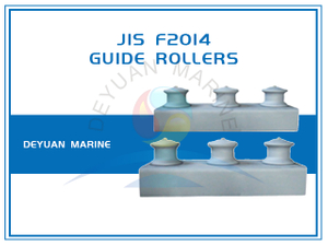 JIS F2014 Three Roller Fairlead In Group Open Type