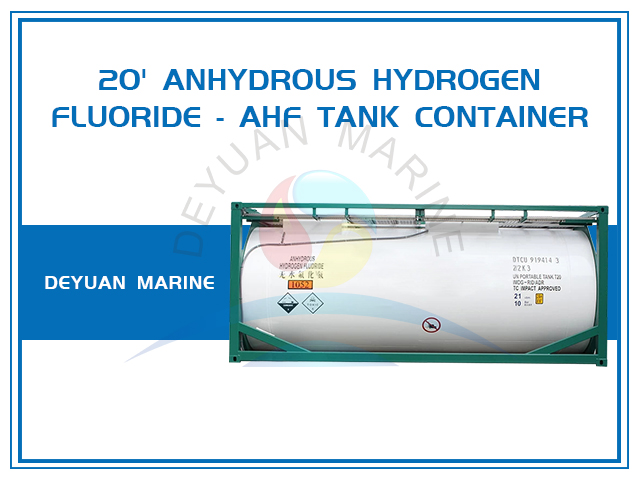 20' Anhydrous Hydrogen Fluoride AHF Tank Container