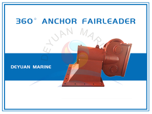 Type A38 Deck Mounted Double Sheave 360 ° Anchor Fairleader