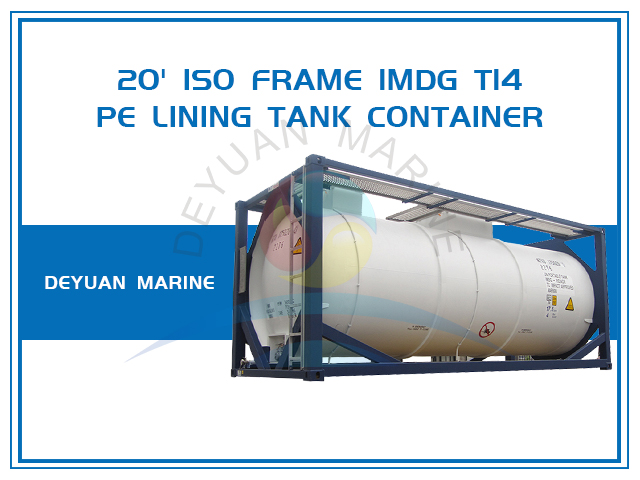 20' ISO Frame IMDG T14 PE Lining Tank Container