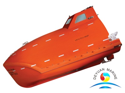 SOLAS F.R.P Totally Enclosed Free Fall Lifeboat With Diesel Engine