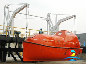 Marine ABS Approval Crane Professional Gravity Luffing Arm Type Davit