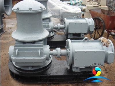 Light Duty Marine Vertical Type Capstan Rope Winch For Boat