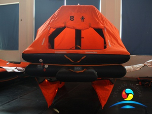 YSR Type 8 Man Throw-overboard Self-righting Inflatable Liferaft
