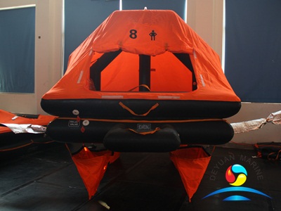 YSR Type 8 Man Throw-overboard Self-righting Inflatable Liferaft