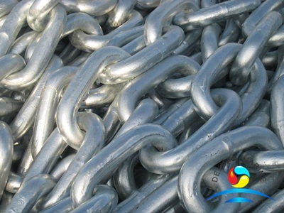 Grade 2 Ship Electronic Galvanized Studless Link Anchor Chain