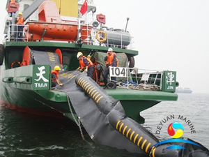 Harbor Inflatable Rubber Oil Containment Boom