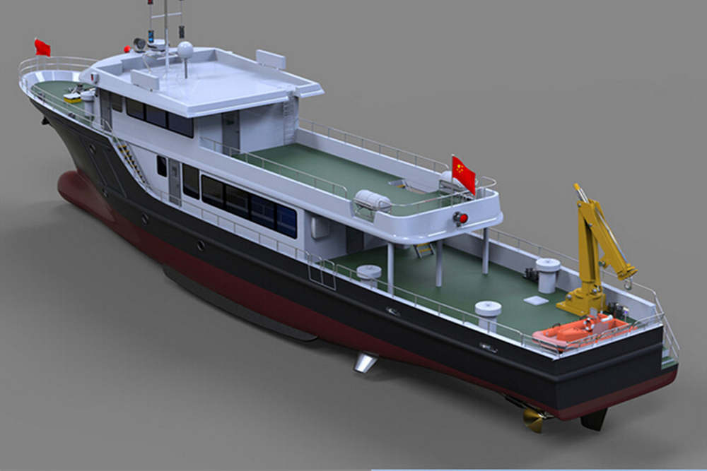 33.8m Fishing Boat Fiberglass Commercial Fishing Boat
