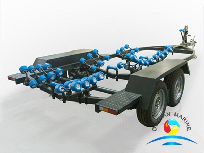 Good Price SOLAS Approved Marine Cast Steel Fishing Boat Trailer