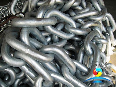 RQ3 Grade High Strength Welded Offshore Studless Mooring Anchor Chain
